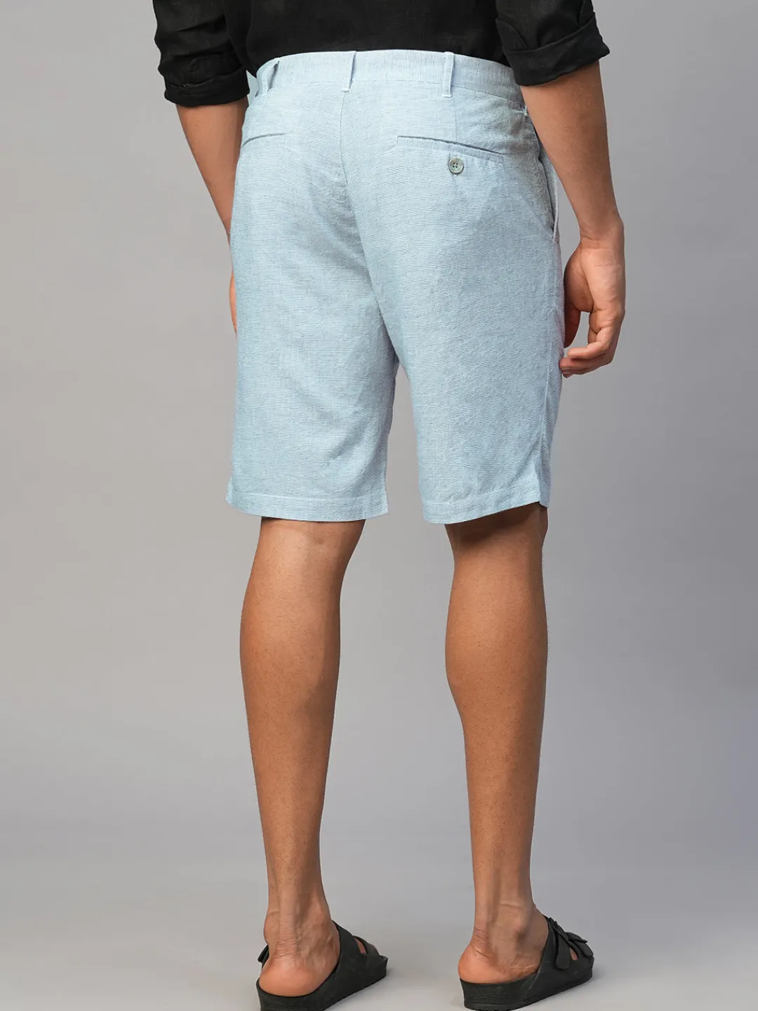 Cottonworld Clearance Mens Shorts^Men's Viscose Linen Regular Fit Shorts