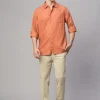 Women Cottonworld Solid | Solid^Men's Cotton Modal Loose Fit Shirt