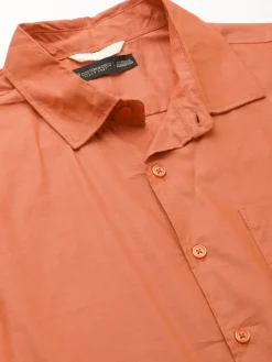 Women Cottonworld Solid | Solid^Men's Cotton Modal Loose Fit Shirt