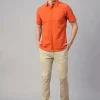 Women Cottonworld Solid | Solid^Men's Cotton Regular Fit Shirt