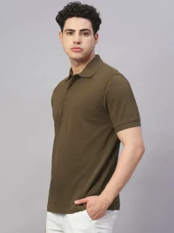 Cottonworld Regular Fit | Polo^Men's 100% Cotton Regular Fit Tshirt