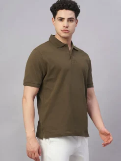 Cottonworld Regular Fit | Polo^Men's 100% Cotton Regular Fit Tshirt