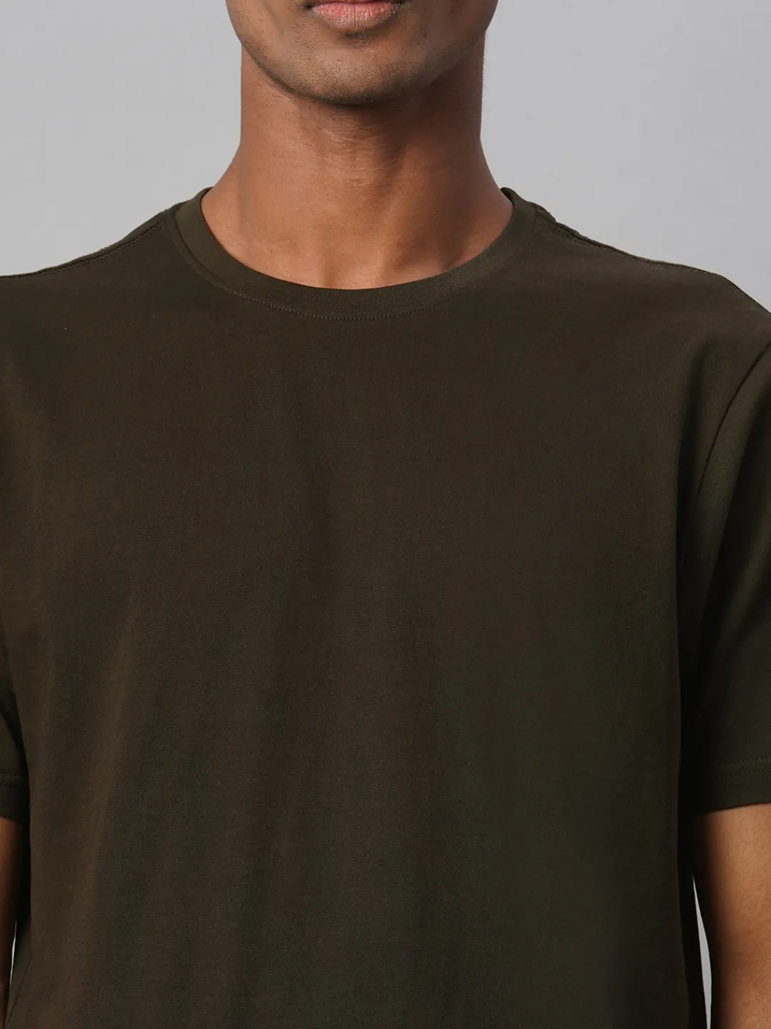 Cottonworld Basic | Round Neck^Men's 100% Cotton Regular Fit Tshirt