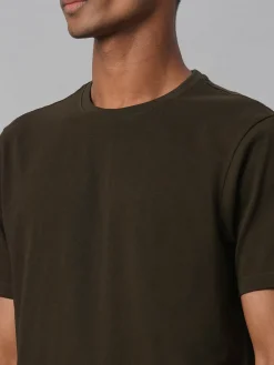 Cottonworld Basic | Round Neck^Men's 100% Cotton Regular Fit Tshirt
