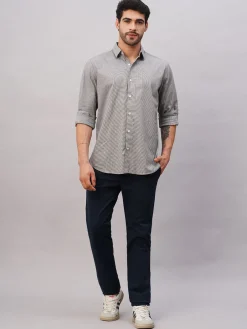 Women Cottonworld Checkered | Checkered^Men's Cotton Slim Fit Shirt
