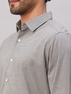 Women Cottonworld Checkered | Checkered^Men's Cotton Slim Fit Shirt