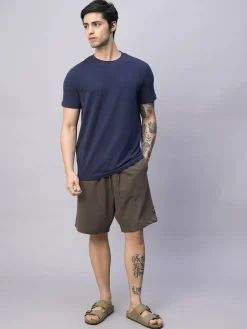 Cottonworld Men^Men's Organic Cotton Regular Fit Shorts