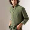 Women Cottonworld Solid | Solid^Men's Corduroy 100% Cotton Regular Fit Long Sleeved Shirt