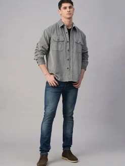 Cottonworld Jackets^Men's Corduroy 100% Cotton Regular Fit Jackets