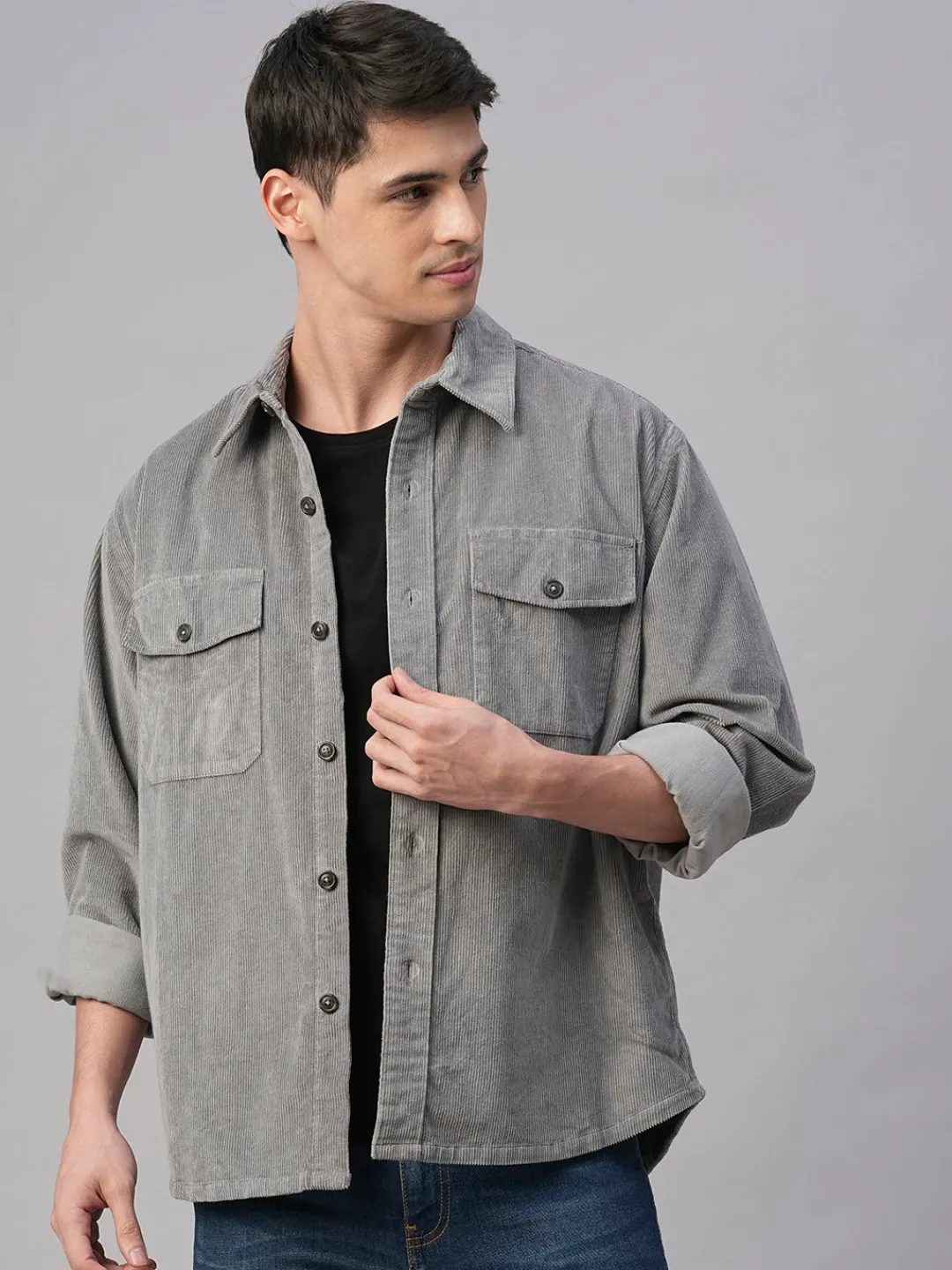 Cottonworld Jackets^Men's Corduroy 100% Cotton Regular Fit Jackets