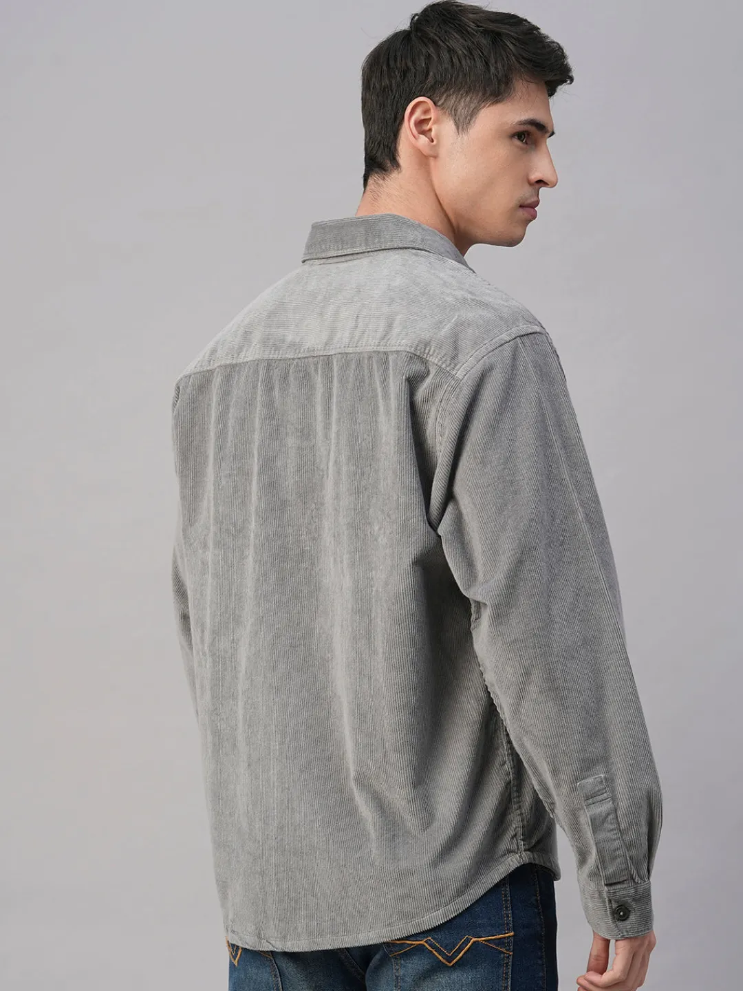 Cottonworld Jackets^Men's Corduroy 100% Cotton Regular Fit Jackets