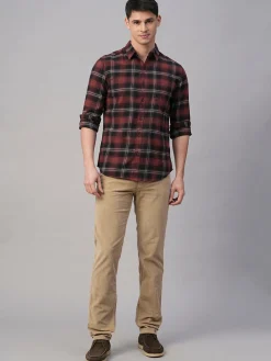 Cottonworld Slim Fit | Casual^Men's Corduroy 100% Cotton Lycra Slim Fit Pant