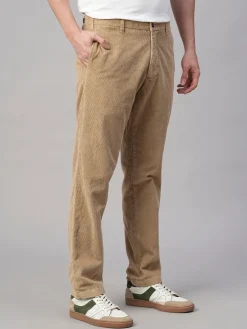 Cottonworld Regular Fit | Casual^Men's Corduroy Cotton Lycra Regular Fit Pant