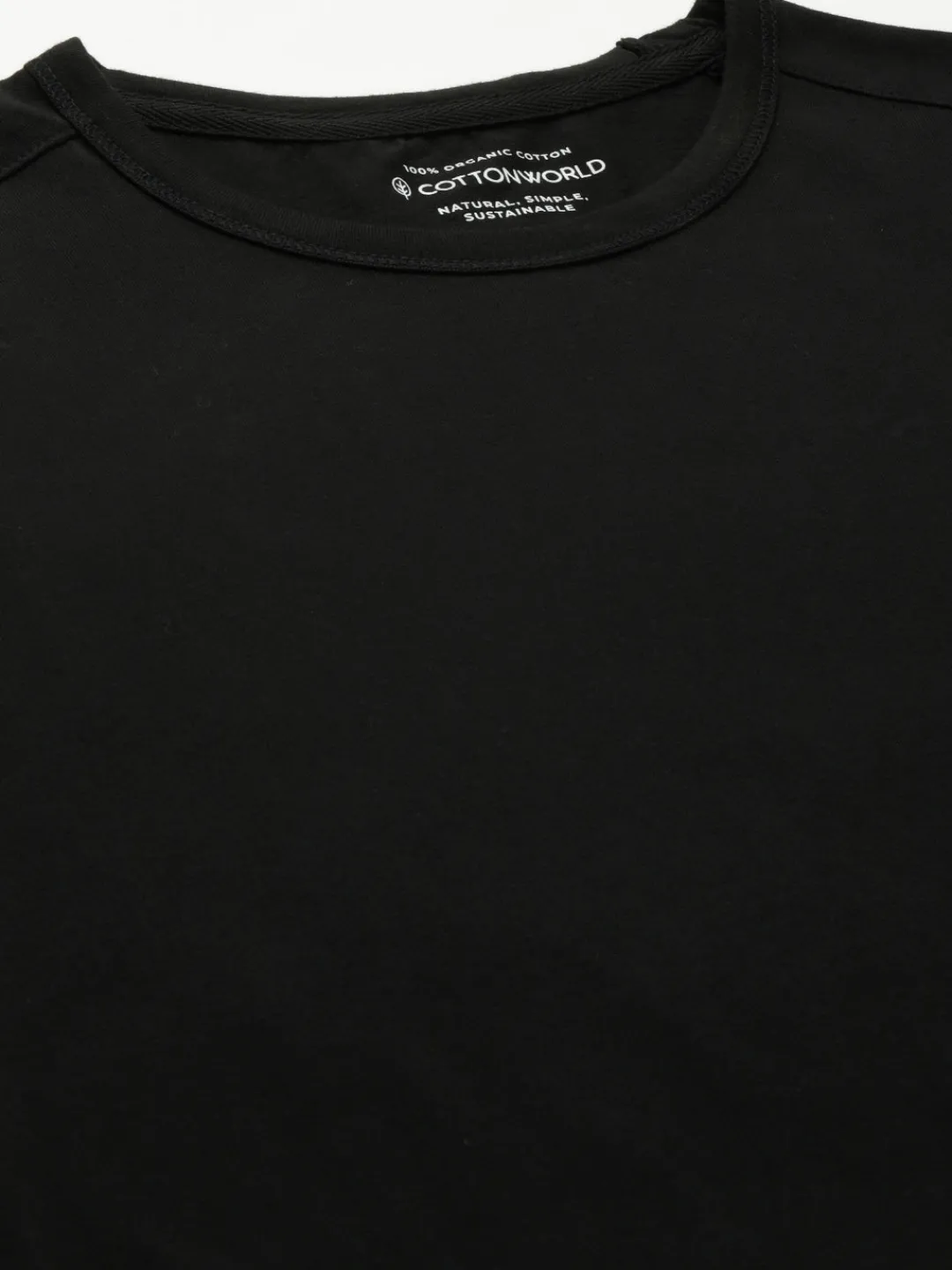 Cottonworld Regular Fit^Men's Cotton Regular Fit Tshirt