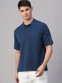 Cottonworld Regular Fit | Polo^Men's 100% Cotton Regular Fit Tshirt