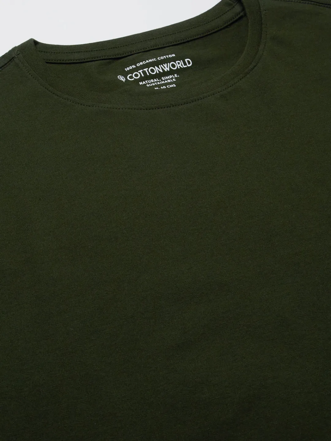 Cottonworld Regular Fit | Basic^Men's 100% Cotton Regular Fit Tshirt