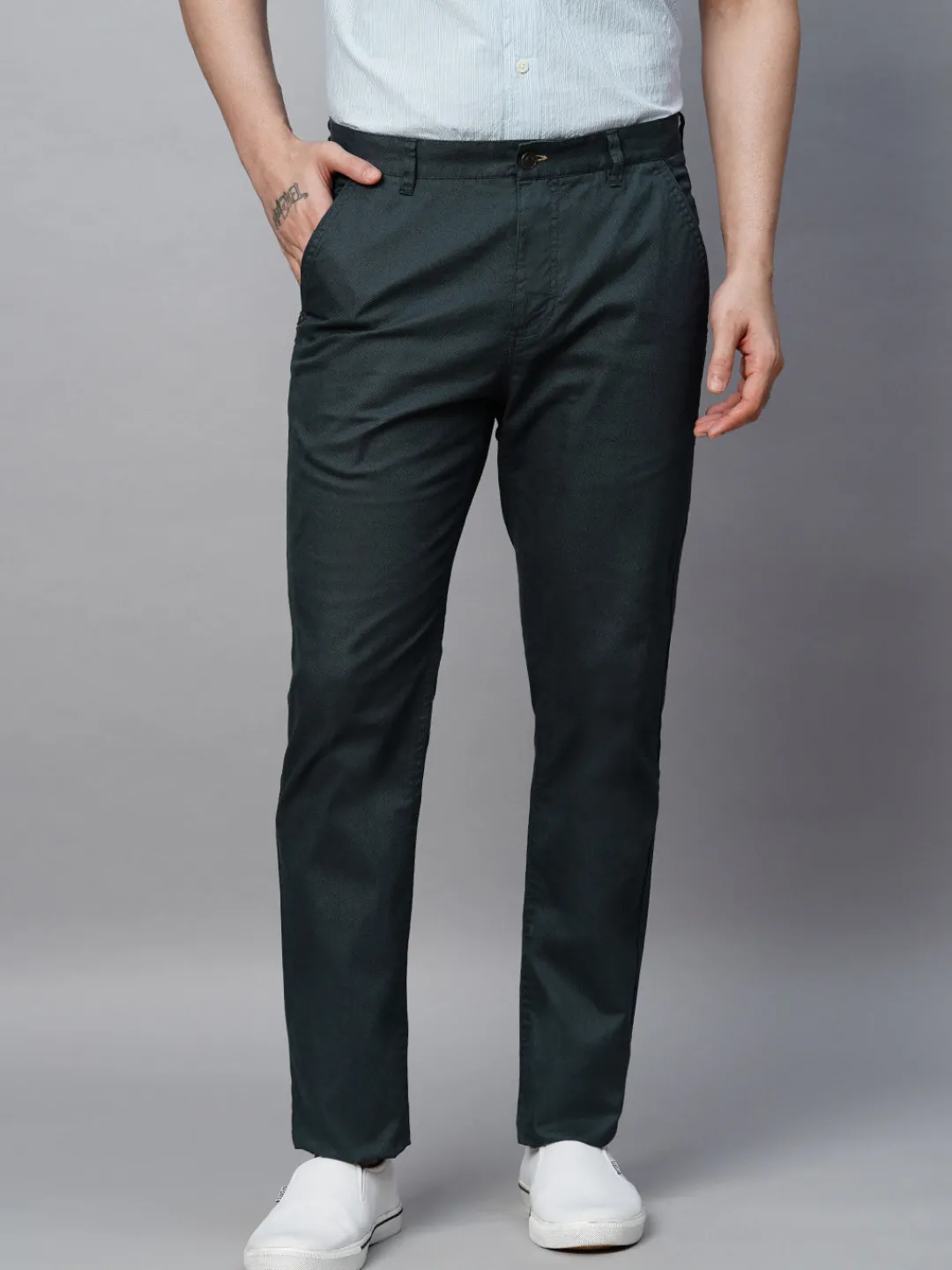Cottonworld Slim Fit | Casual^Men's Cotton Lycra Slim Fit Pant