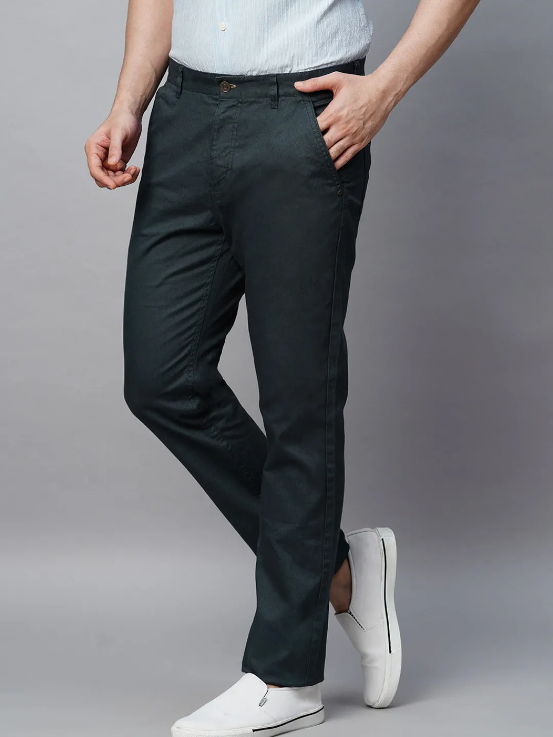 Cottonworld Slim Fit | Casual^Men's Cotton Lycra Slim Fit Pant