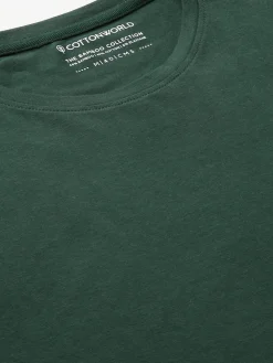 Cottonworld Men | Regular Fit^Men's Cotton Bamboo Elastane Regular Fit Tshirt