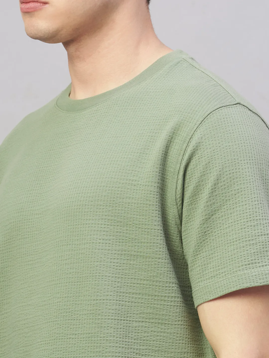 Cottonworld Regular Fit | Basic^Men's Cotton Elastane Regular Fit Tshirt