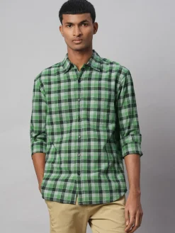 Women Cottonworld Shirts | Shirts^Men's Cotton Linen Regular Fit Shirt