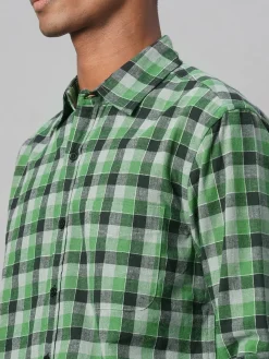 Women Cottonworld Shirts | Shirts^Men's Cotton Linen Regular Fit Shirt