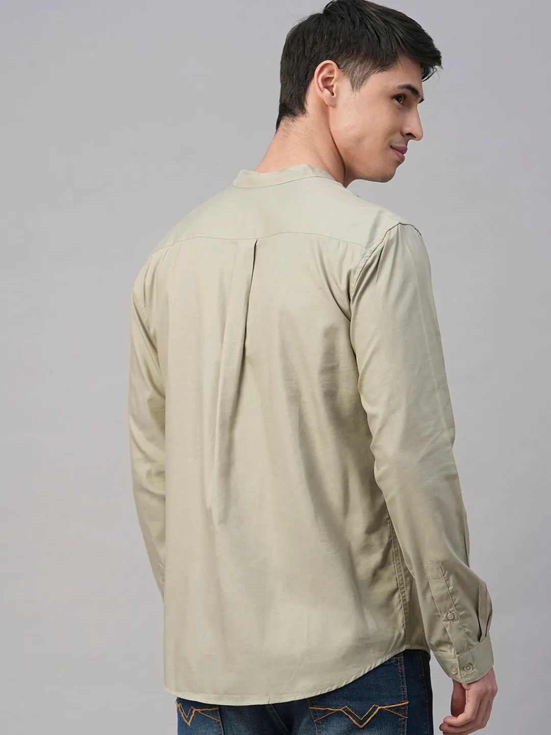 Women Cottonworld Solid | Solid^Men's Cotton Modal Regular Fit Shirt