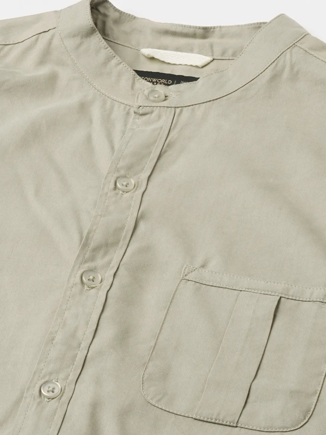 Women Cottonworld Solid | Solid^Men's Cotton Modal Regular Fit Shirt