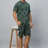 Cottonworld Mens Co-Ord Sets^Men's Cotton Regular Fit Shorts