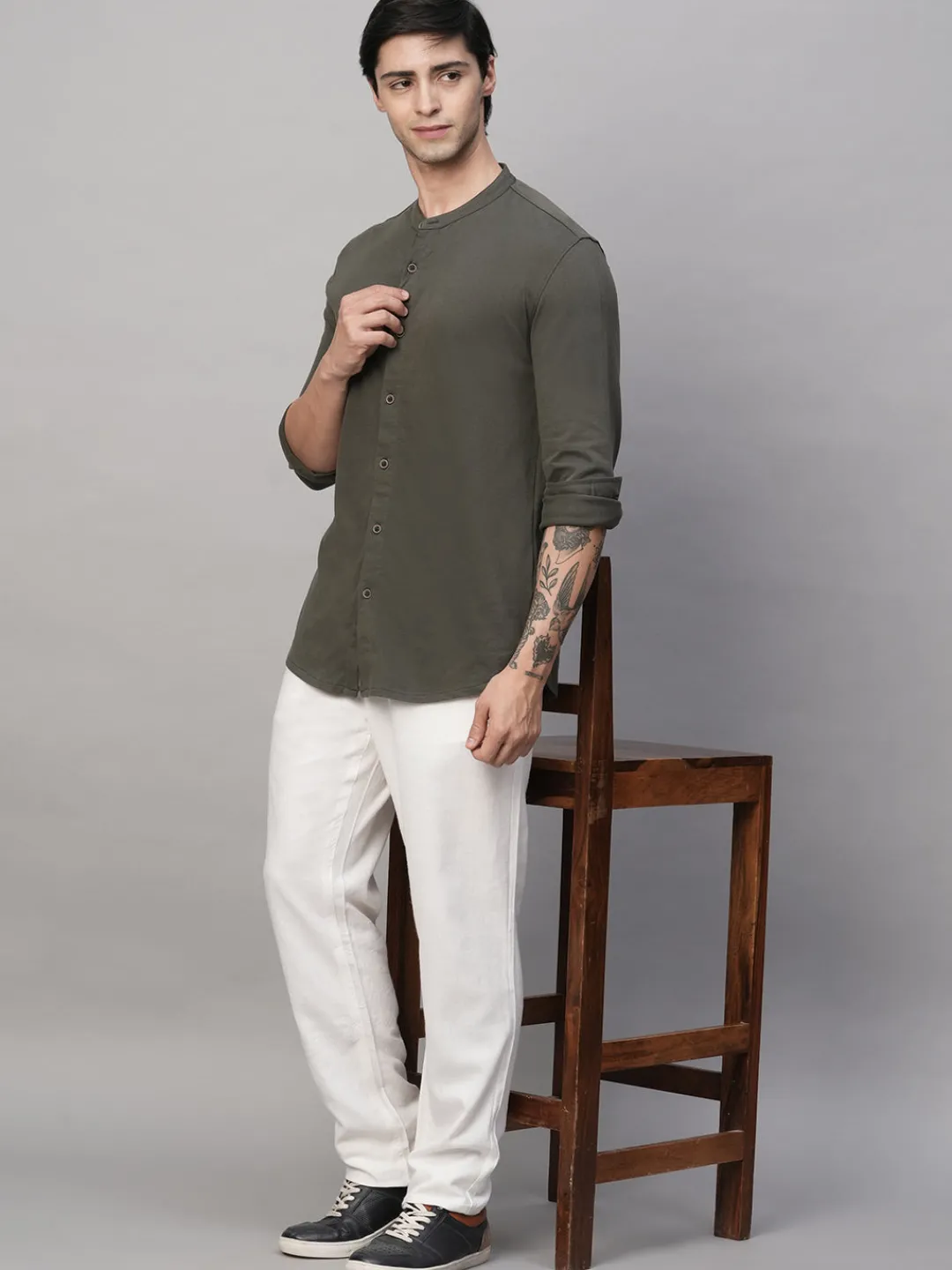 Cottonworld Regular Fit^Men's Cotton Regular Fit Tshirt