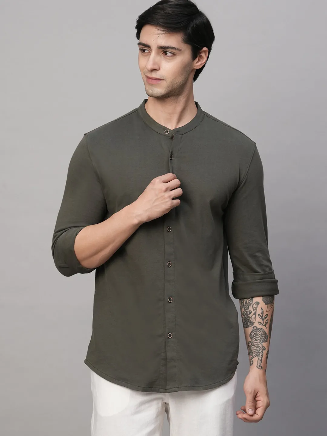 Cottonworld Regular Fit^Men's Cotton Regular Fit Tshirt