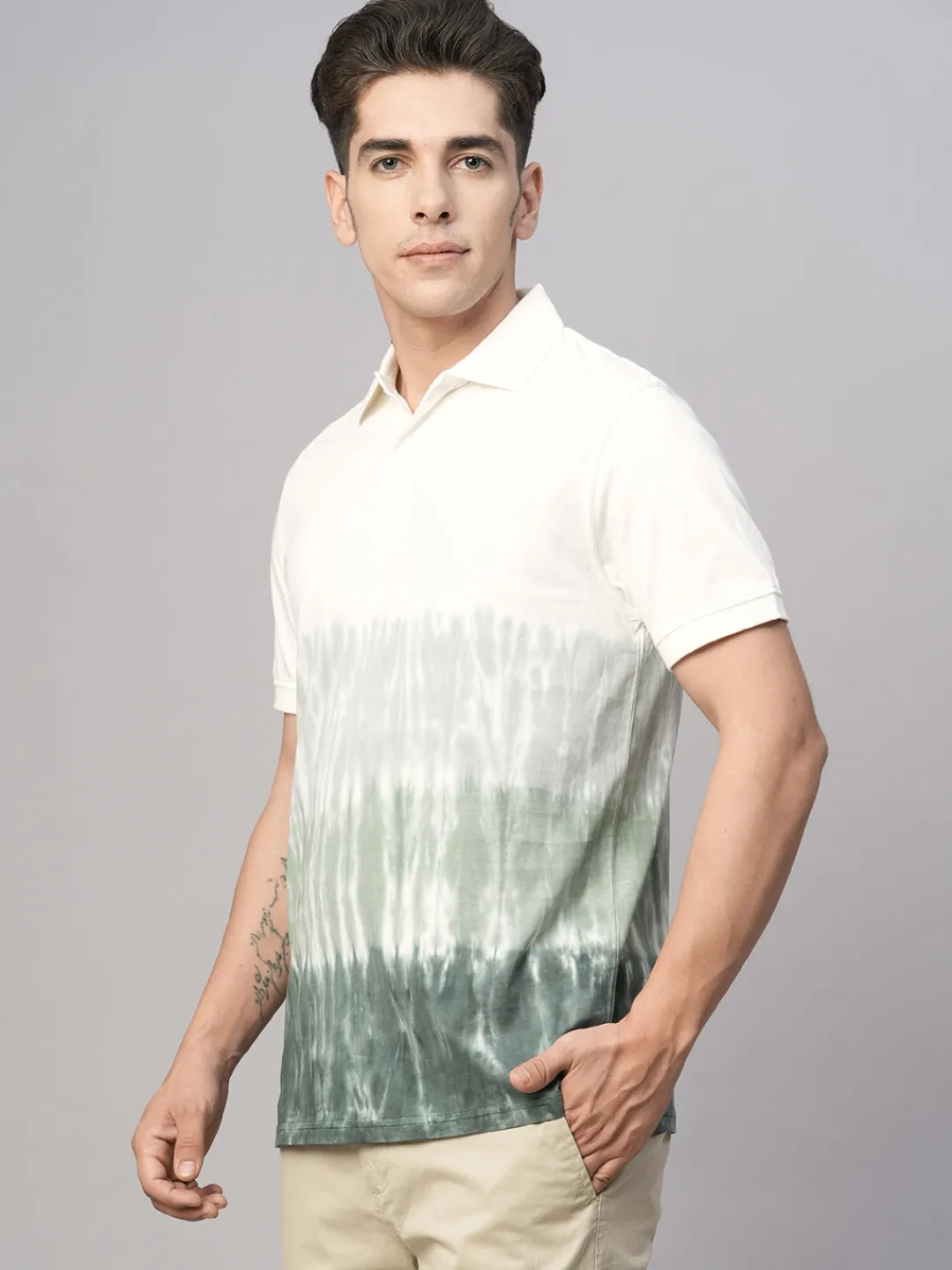 Cottonworld Regular Fit | Polo^Men's Cotton Regular Fit Tshirt