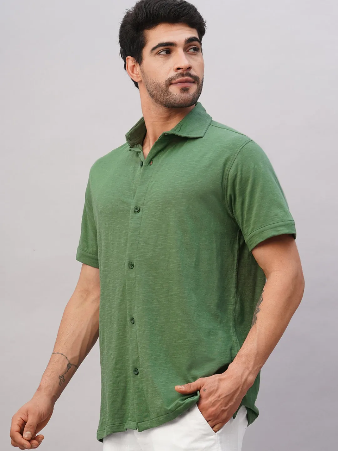 Cottonworld Regular Fit^Men's Cotton Regular Fit Tshirt