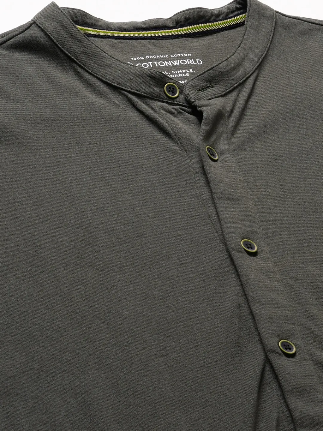 Cottonworld Regular Fit^Men's Cotton Regular Fit Tshirt