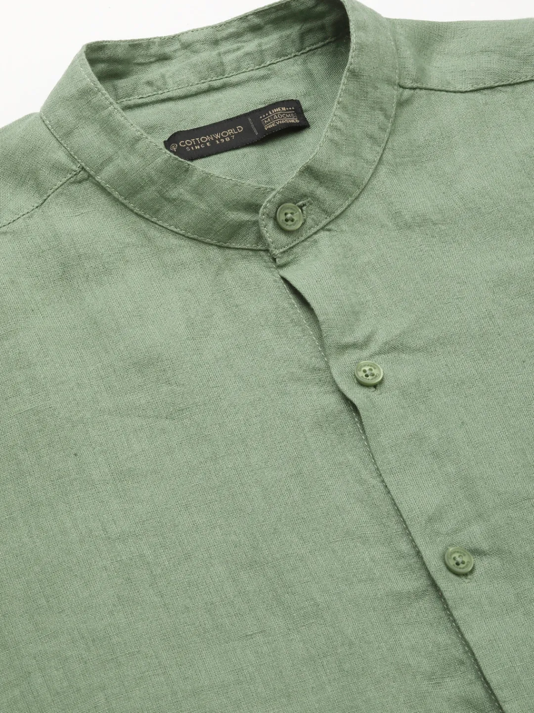 Women Cottonworld Shirts | Shirts^Men's Linen Regular Fit Shirt