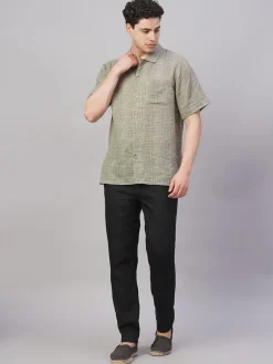 Women Cottonworld Solid | Solid^Men's 100% Cotton Regular Fit Shirt