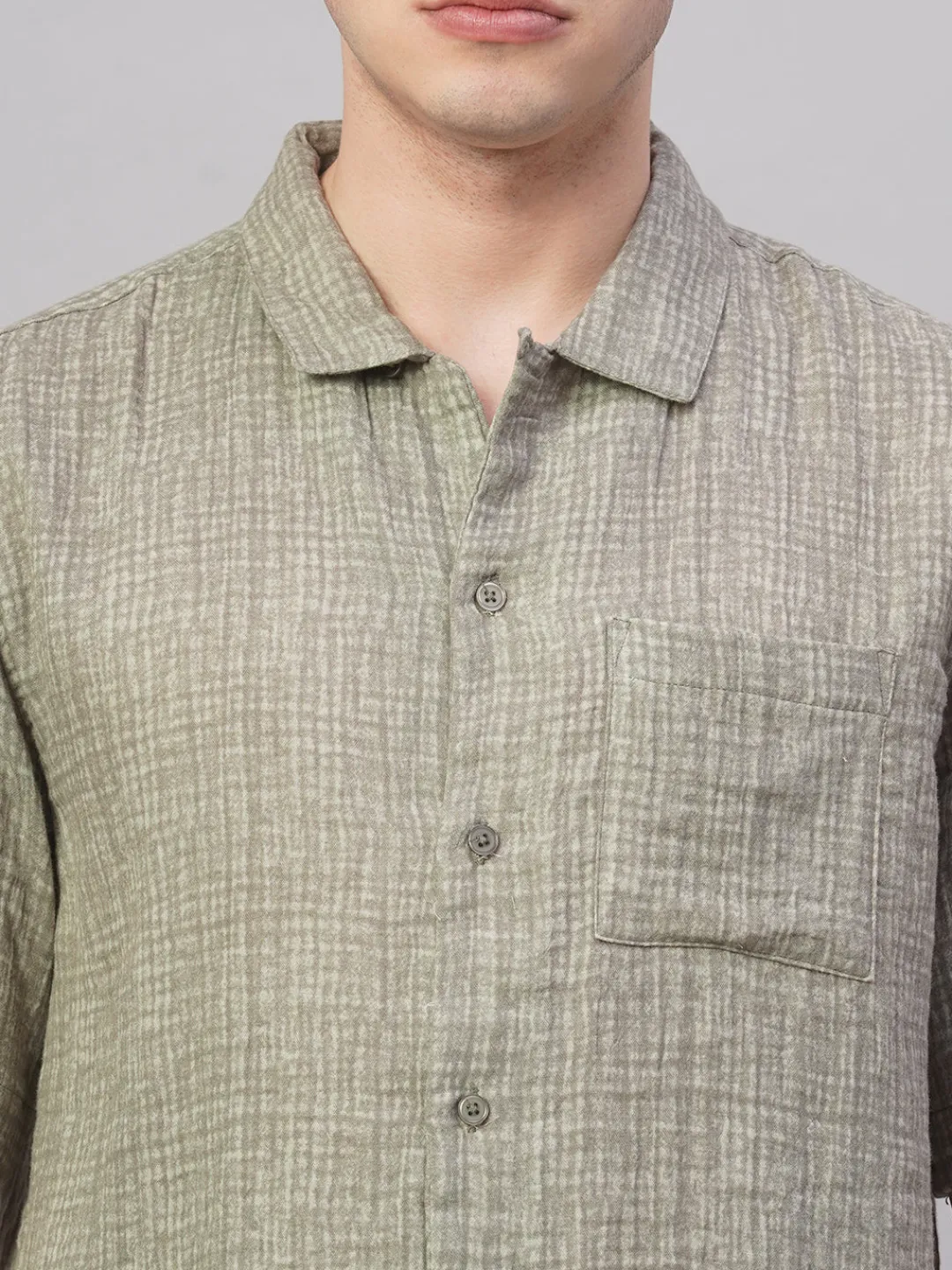 Women Cottonworld Solid | Solid^Men's 100% Cotton Regular Fit Shirt