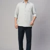 Women Cottonworld 100% Linen Shirts | 100% Linen Shirts^Men's 100% Linen Regular Fit Shirt