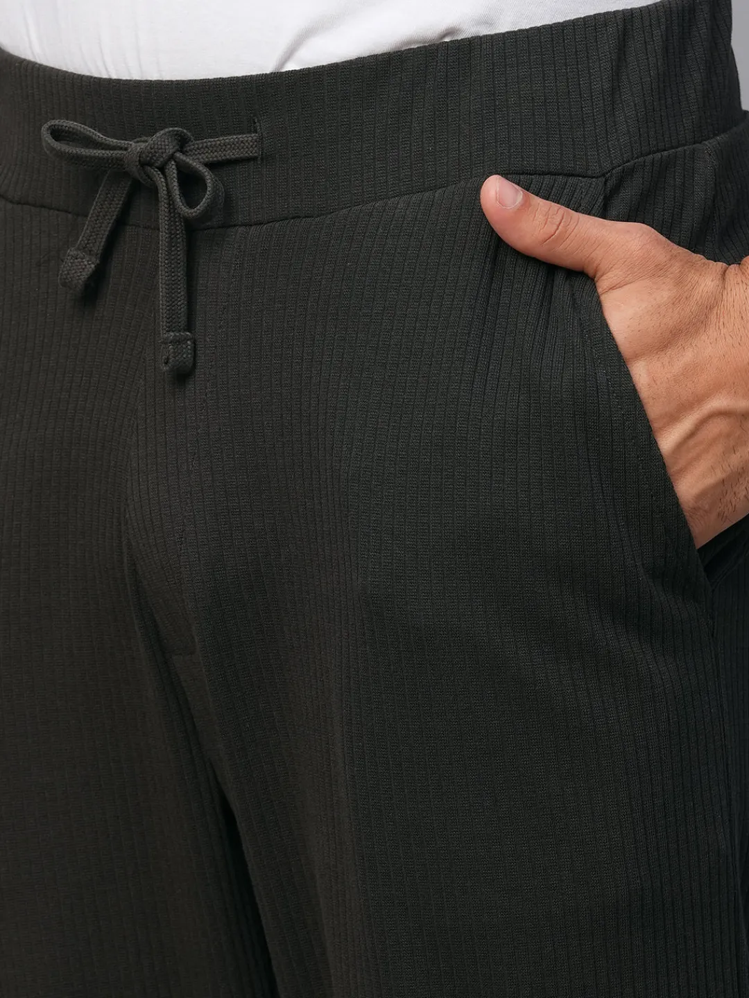 Cottonworld Drawstring | Regular Fit^Men's Cotton Elastane Regular Fit Track Pant