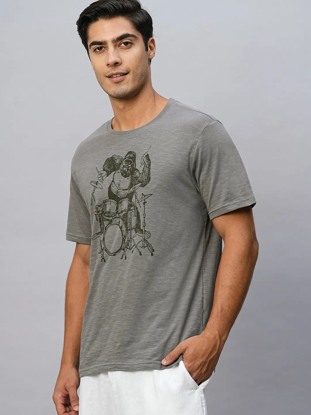 Cottonworld Regular Fit | Basic^Men's Cotton Regular Fit Tshirt