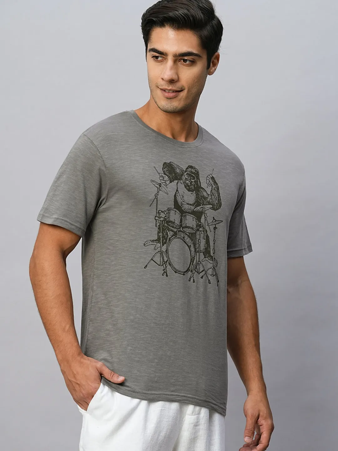 Cottonworld Regular Fit | Basic^Men's Cotton Regular Fit Tshirt