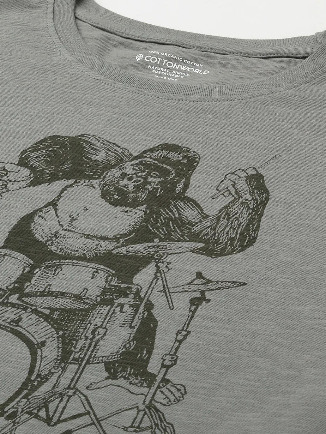 Cottonworld Regular Fit | Basic^Men's Cotton Regular Fit Tshirt