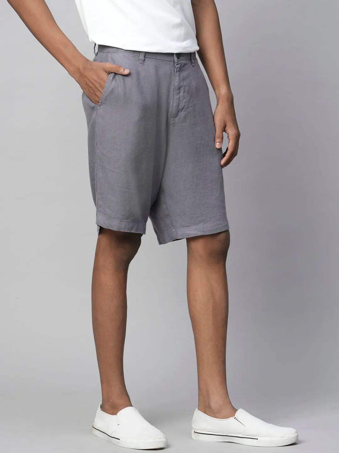 Cottonworld Clearance Mens Shorts^Men's Linen Viscose Regular Fit Shorts