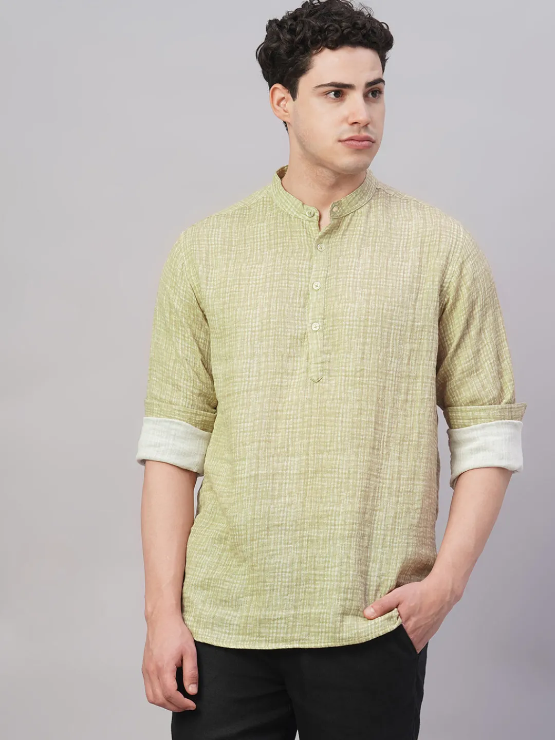Women Cottonworld Solid | Solid^Men's 100% Cotton Regular Fit Shirt