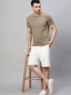 Cottonworld Men | Regular Fit^Men's Cotton Bamboo Elastane Regular Fit Tshirt