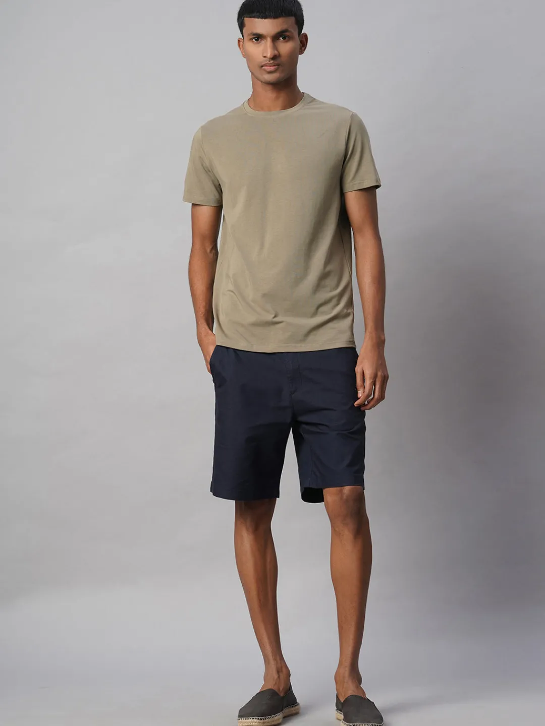 Cottonworld Men | Regular Fit^Men's Cotton Bamboo Elastane Regular Fit Tshirt