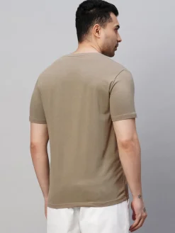 Cottonworld Men | Regular Fit^Men's Cotton Bamboo Elastane Regular Fit Tshirt