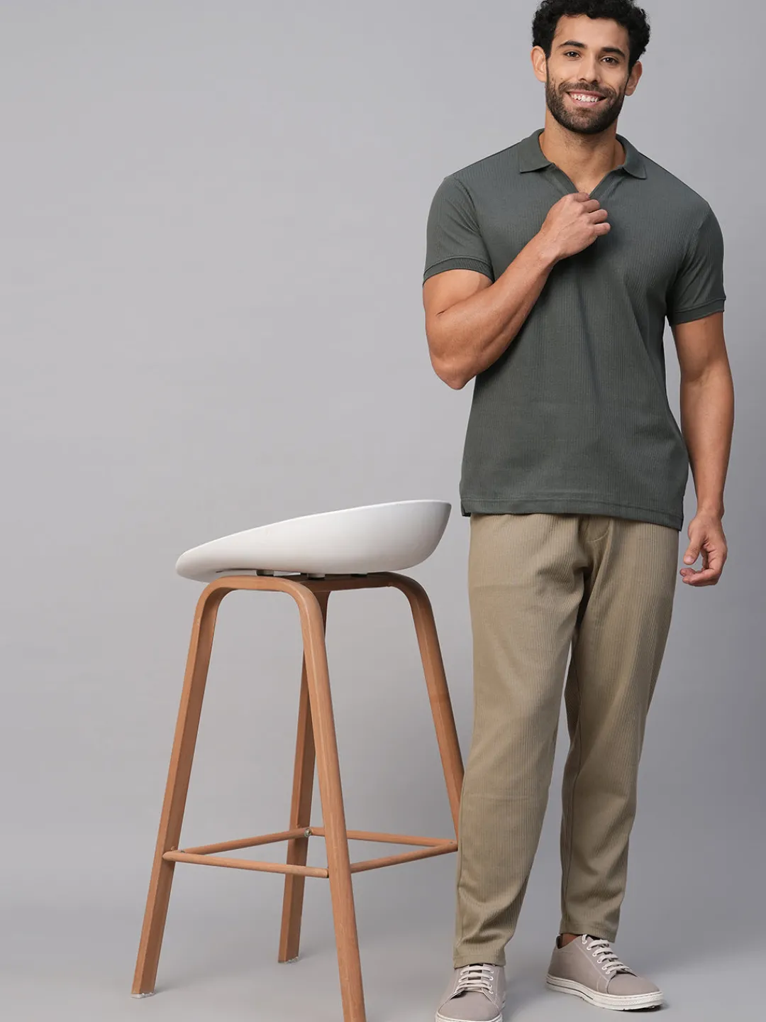 Cottonworld Drawstring | Regular Fit^Men's Cotton Elastane Regular Fit Track Pant