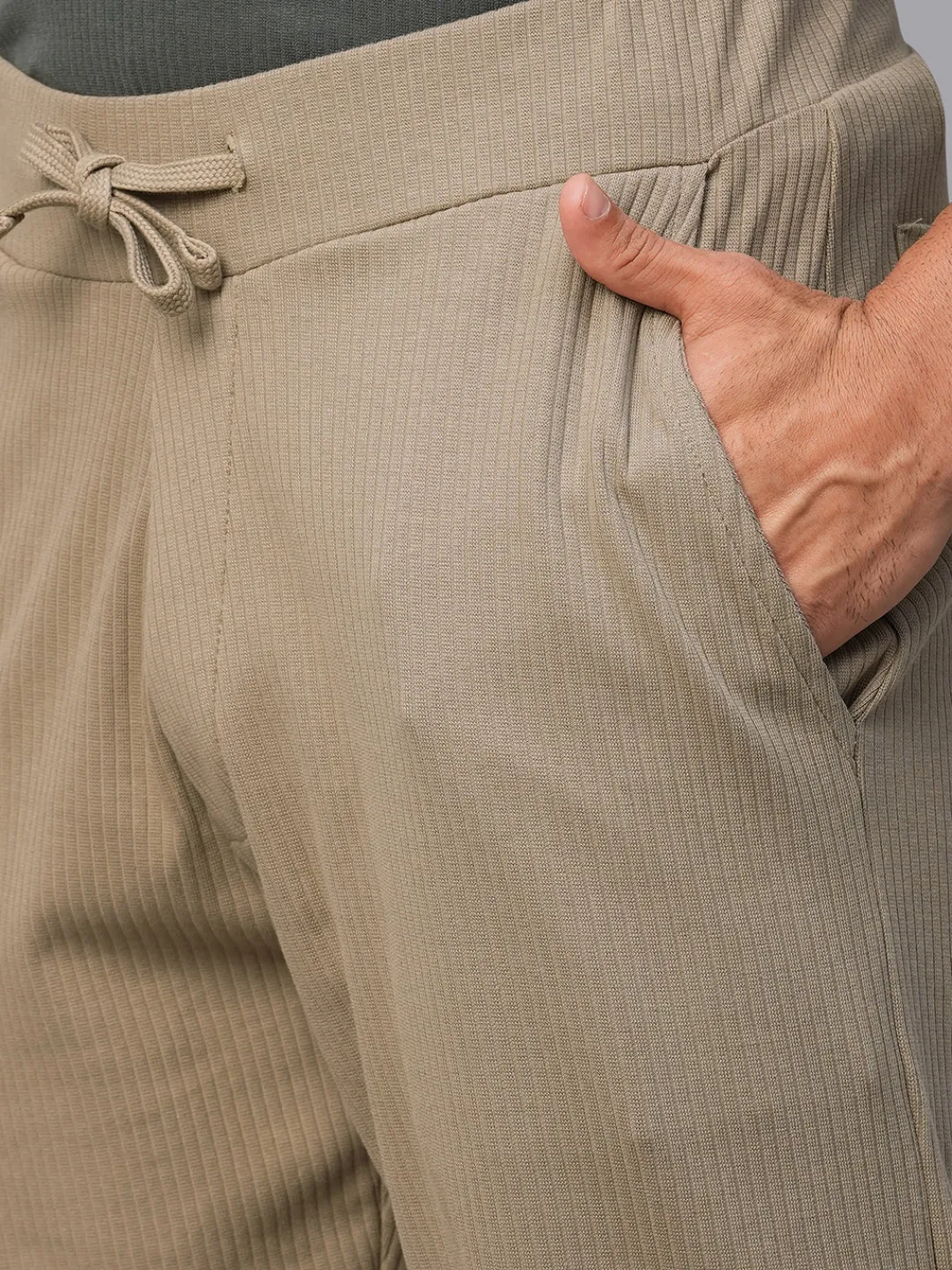 Cottonworld Drawstring | Regular Fit^Men's Cotton Elastane Regular Fit Track Pant