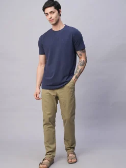 Cottonworld Casual | Slim Fit^Men's Cotton Lycra Slim Fit Pant